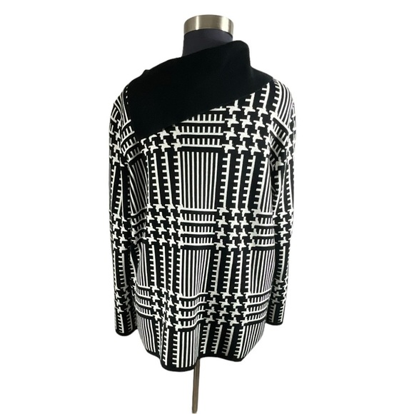 Investment Plus Size Long Sleeve Color Block Cowl Neck Sweater NWOT - Picture 8 of 11